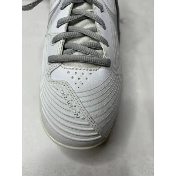 NIKE LUNARLON DRAGON PRO WOMEN'S SOFTBALL CLEATS WHITE GRAY SZ 7 - Picture 5 of 13